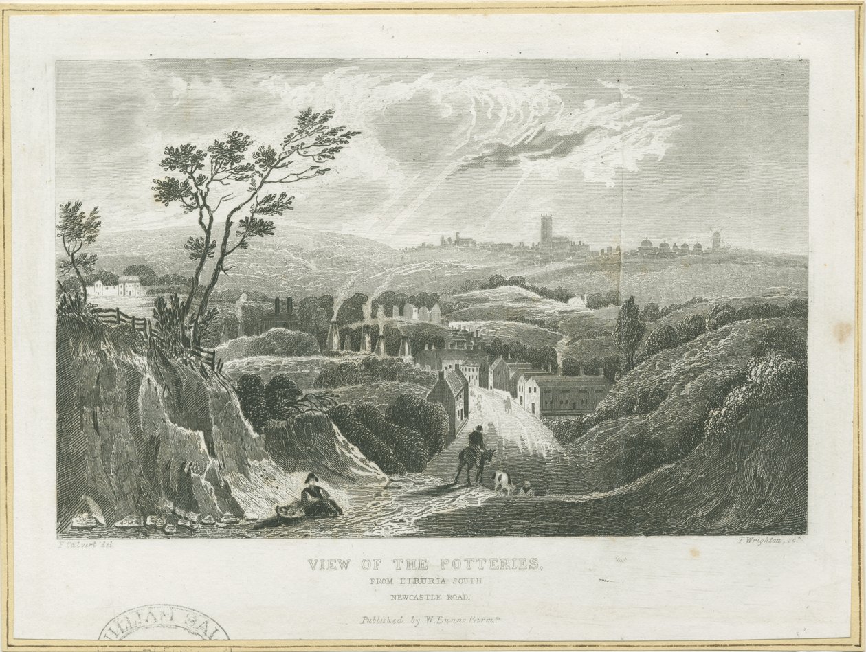 Burslem - Vue des Potteries - Frederick Calvert