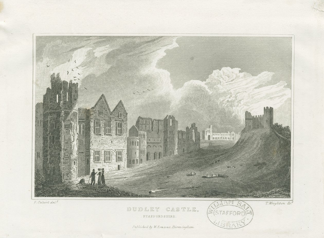 Château de Dudley - Le Donjon : gravure sur acier, nd [19e siècle] - Frederick Calvert