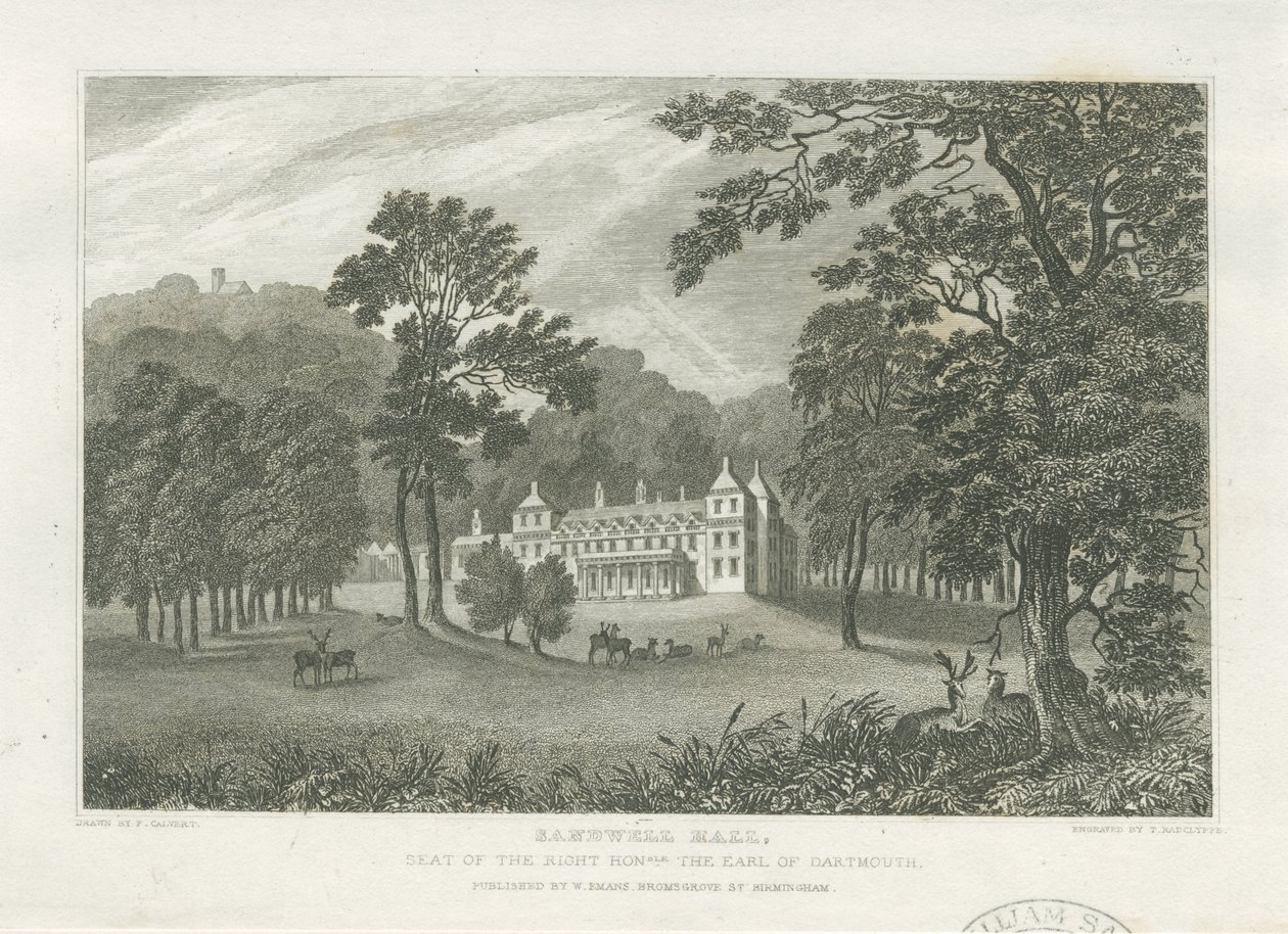 Sandwell Park - Hall - Frederick Calvert