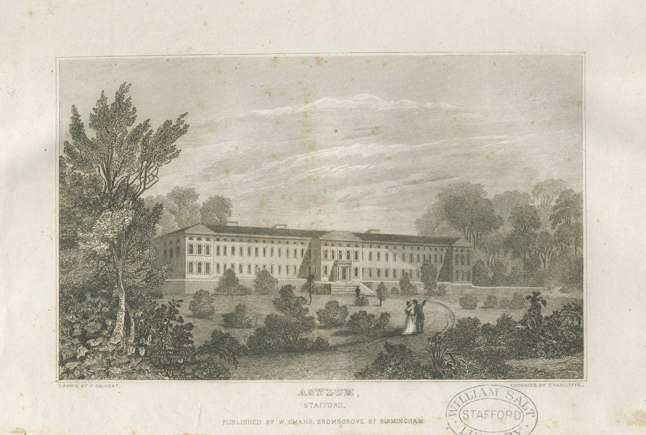 Stafford - Asile : gravure - Frederick Calvert