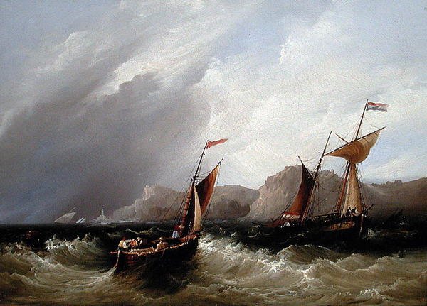 Navires au large d
