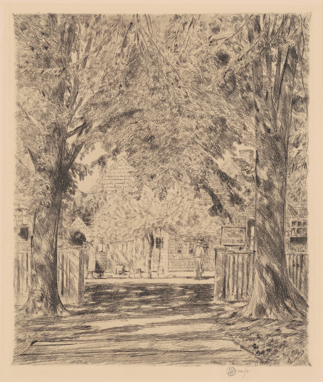 Une idylle à Easthampton, 1923 - Frederick Childe Hassam