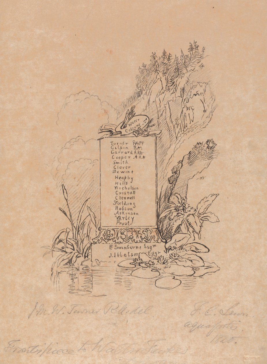 Frontispice du catalogue de M. Fawkes - Frederick Christian Lewis the Elder