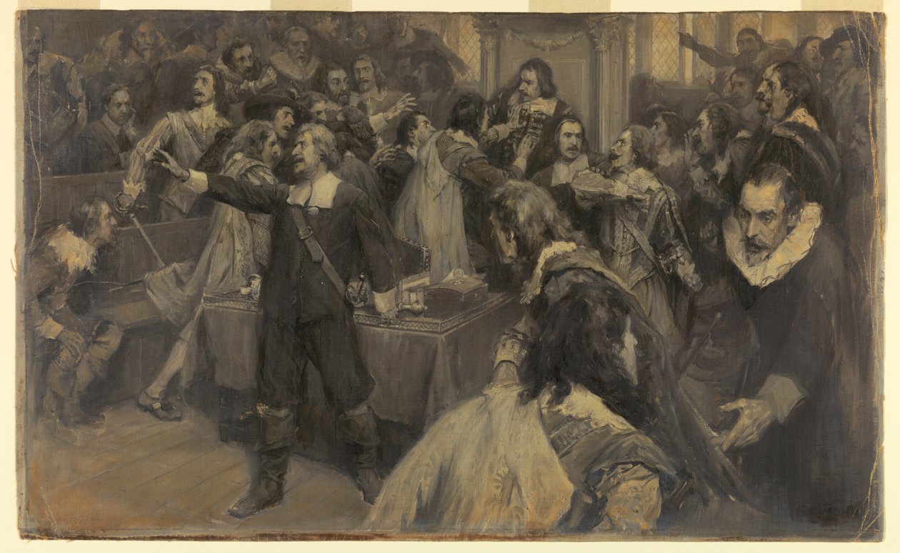 Scène à la Chambre des communes, 2 mars 1629 - Frederick Coffay Yohn