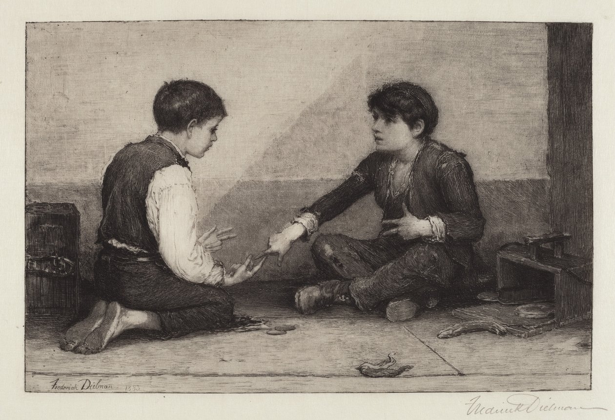 Les joueurs de Mora - Frederick Dielman