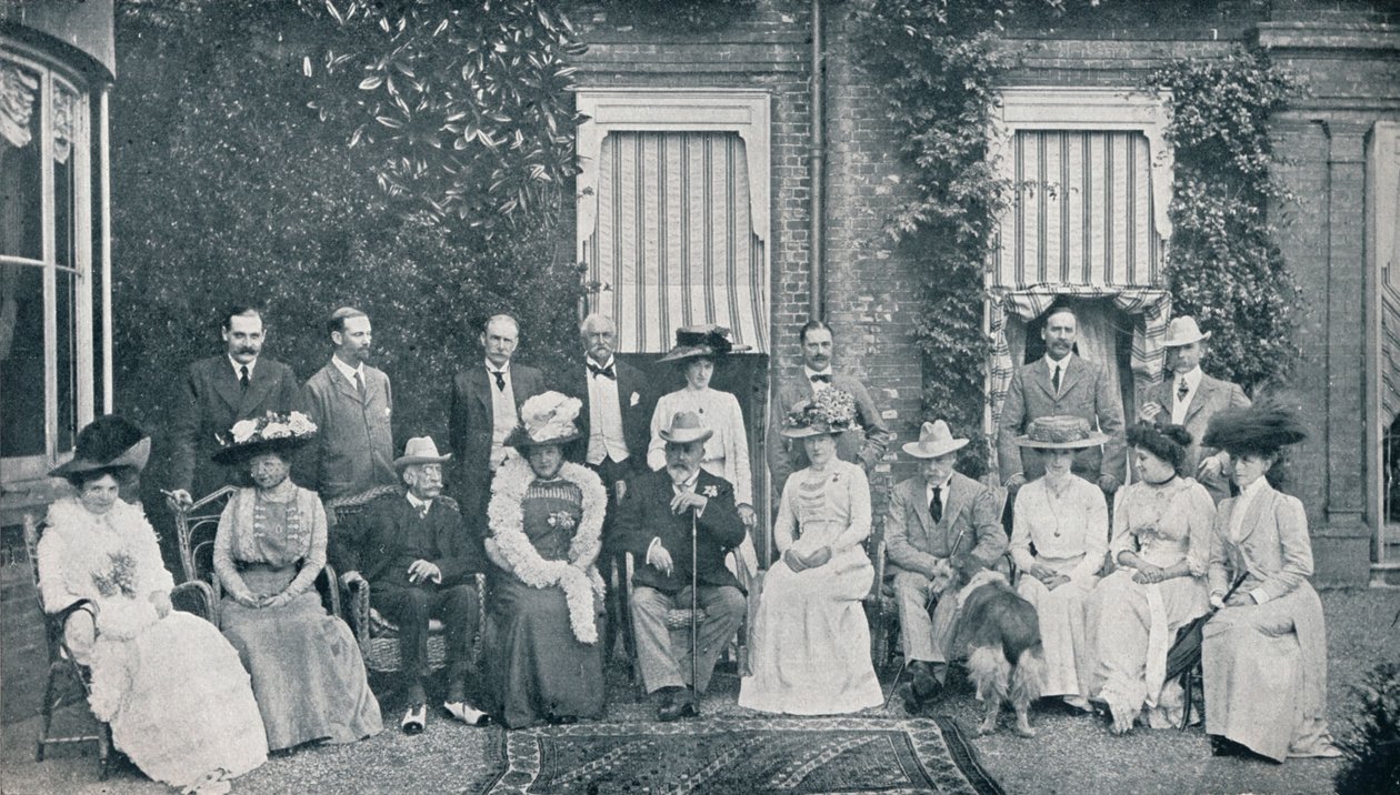 La fête de la maison royale à The Grove, Watford, résidence de Lord Clarendon, en juillet 1909 - Frederick Downer and Sons