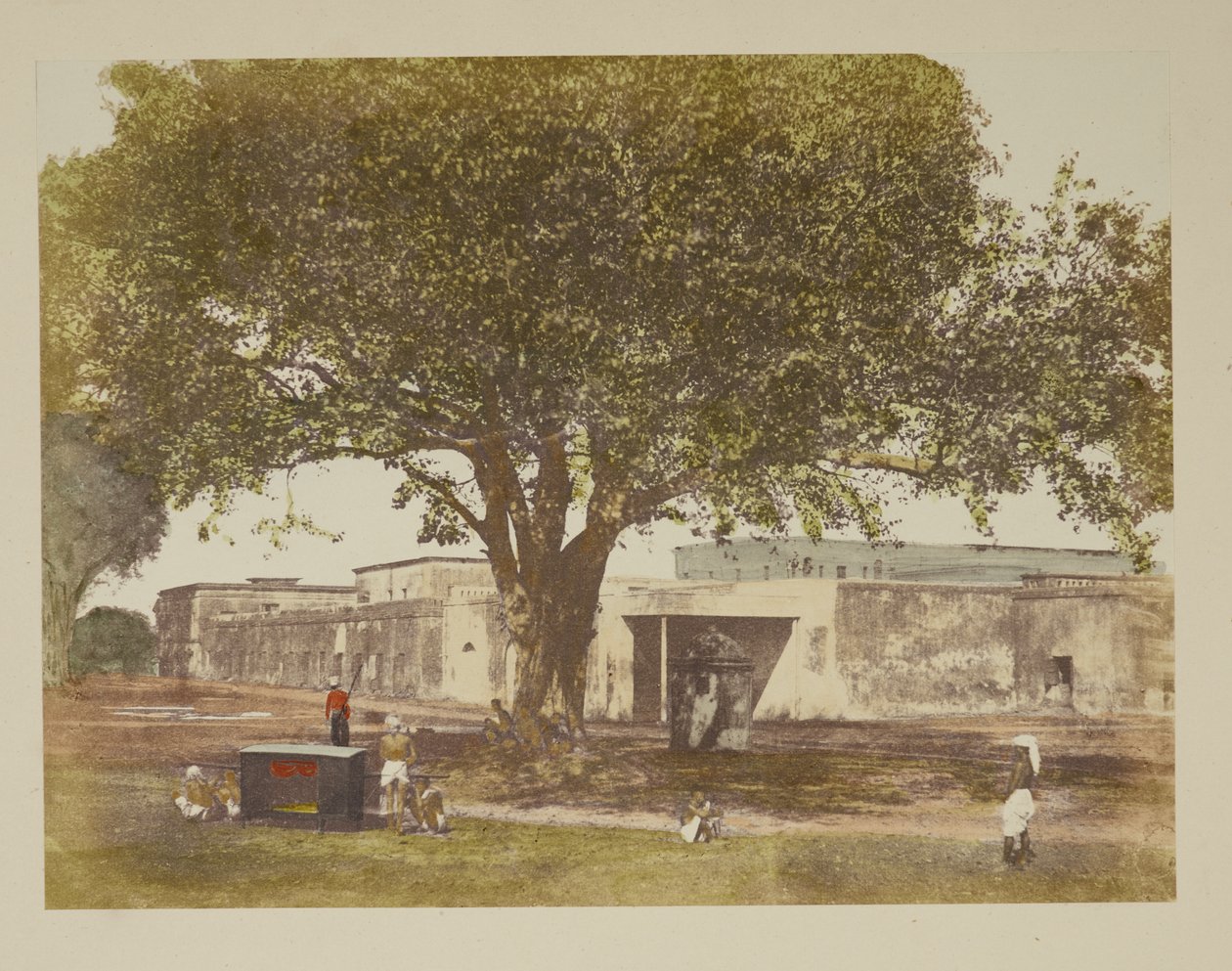 Prison de Calcutta. Photographe : Fiebig, Frederick c 1851-1852. Vues de Calcutta et des districts environnants. - Frederick Fiebig