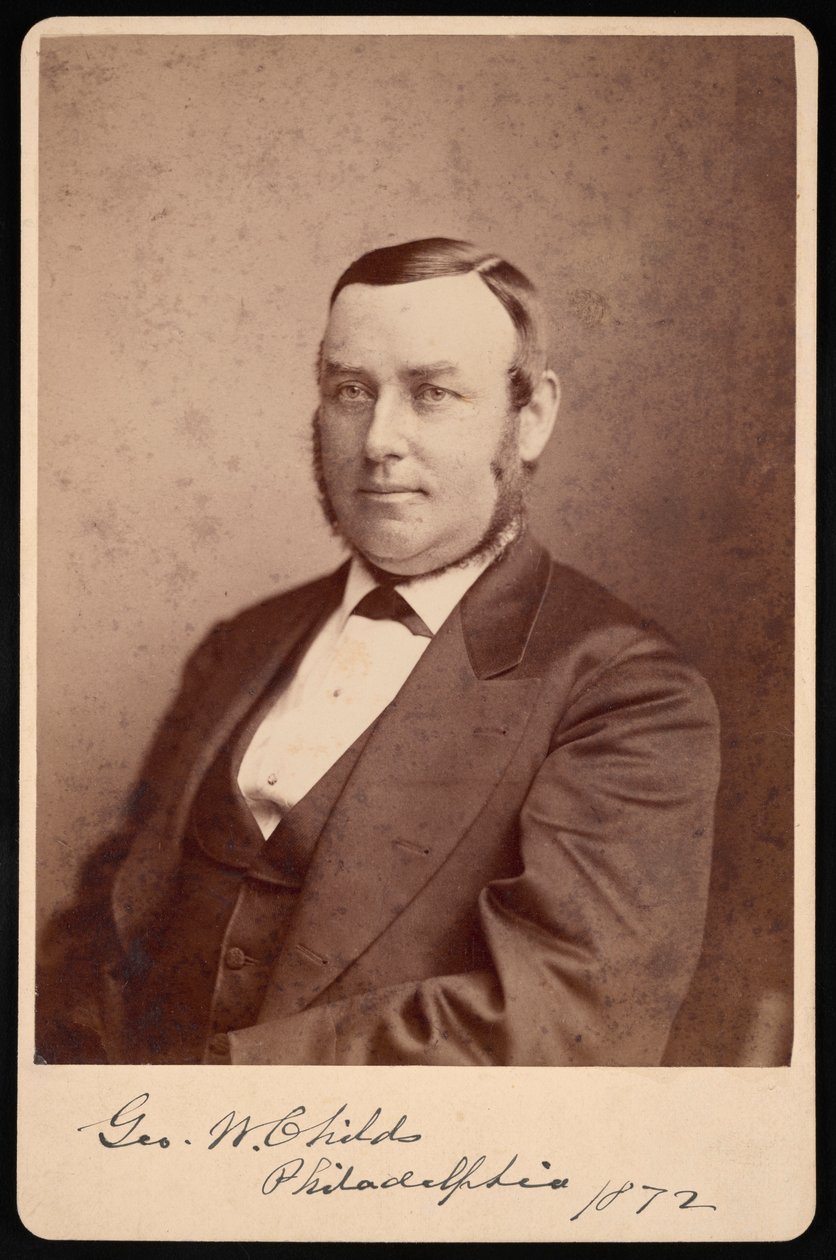 Portrait de George William Childs 1829-1894, 1872 - Frederick Gutekunst