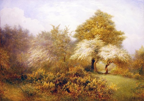 Printemps à Epping près de Buckhurst Hill - Frederick Henry Evans
