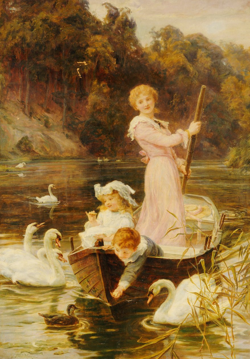 Une journée sur la rivière - Frederick Morgan