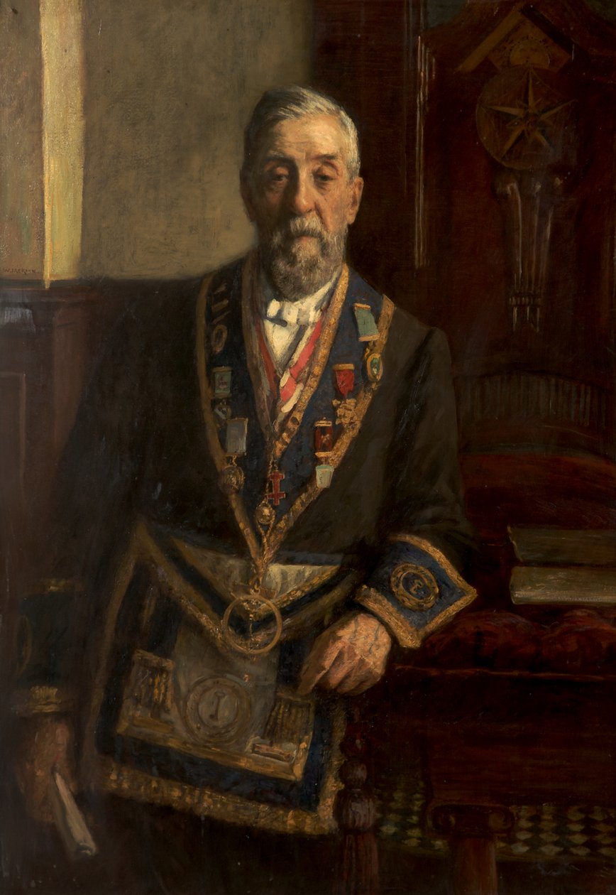 Portrait de Henry Lees Hollingworth (huile sur toile) - Frederick William Jackson