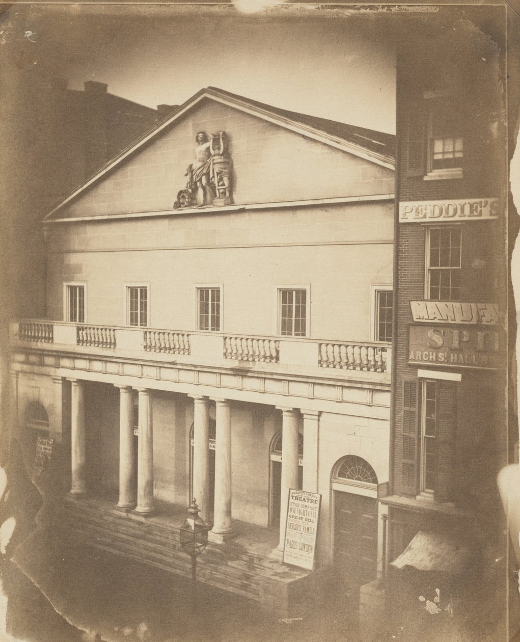 Arch St. Theatre, Arch at 6th St., Philadelphie, c. 1859 (photo) - Frederick de Bourg Richards