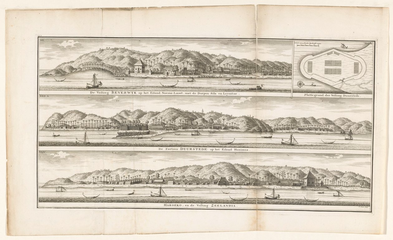 Trois forteresses aux Moluques - Frederik Ottens