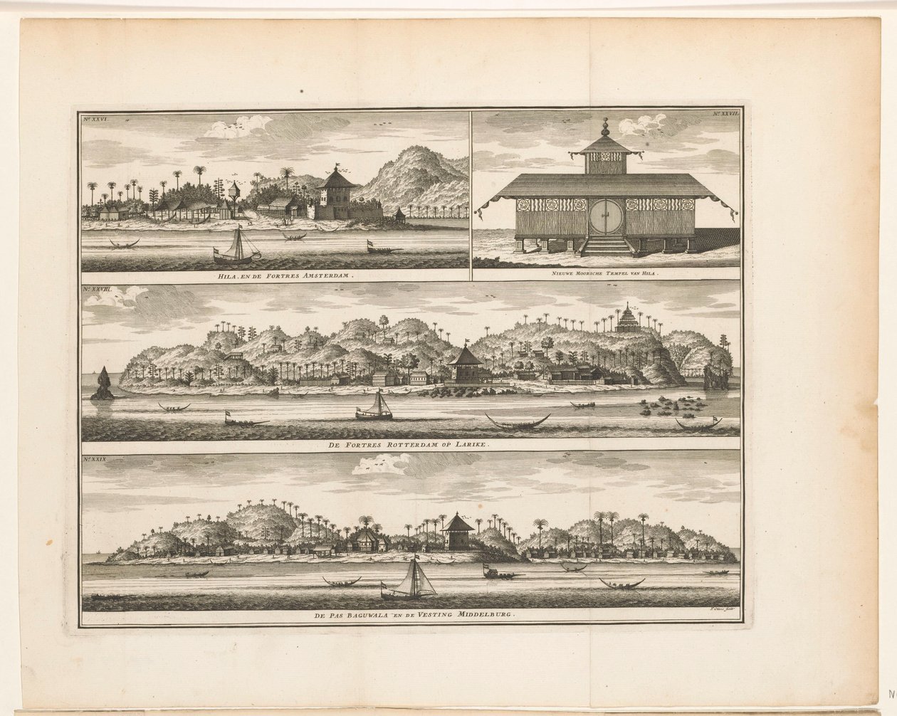Trois forteresses à Ambon - Frederik Ottens