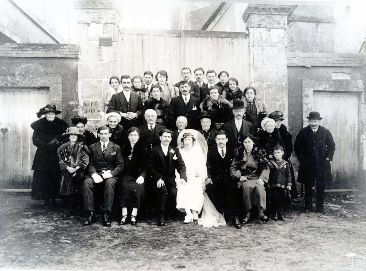 Photographie de mariage dans la région de la Sarthe, c.1920 - French Photographer
