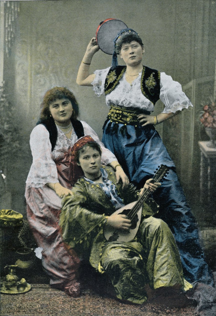 Femmes du harem à Constantinople, 1896 - French Photographer