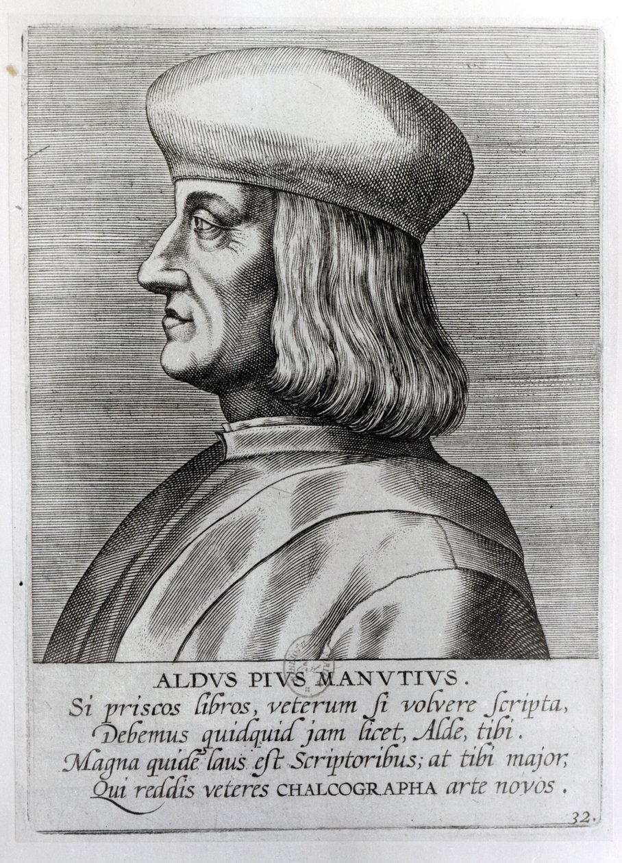 Aldus Manutius (1449-1515) - French School