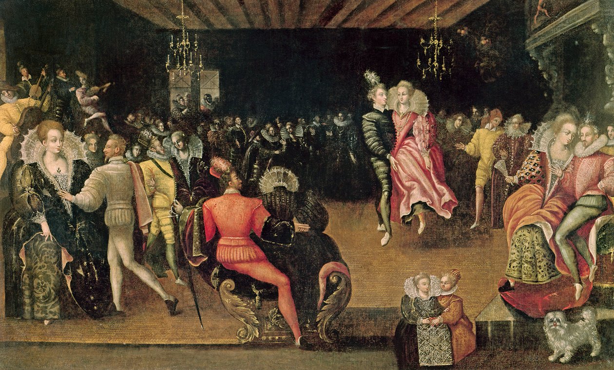 Bal à la cour de Valois - French School
