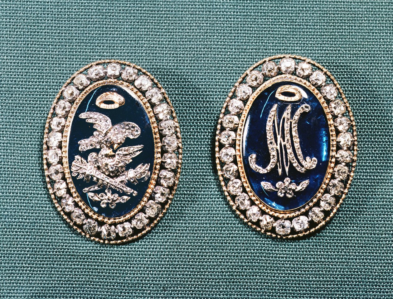 Fermoirs de bracelet, fin XVIIIe siècle - French School