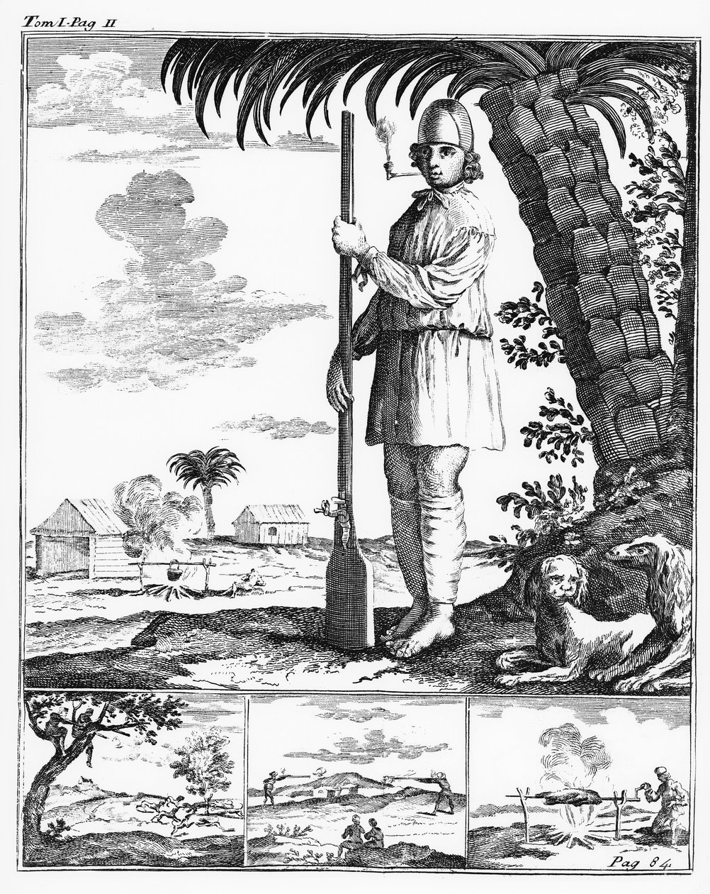 Boucanier aux Antilles, 1686 - French School