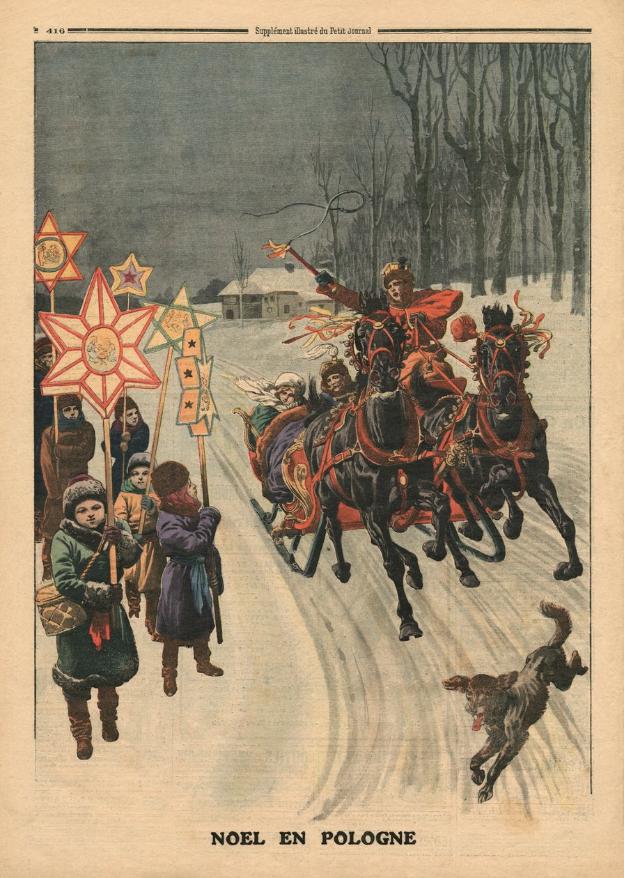 Noël en Pologne, illustration de 