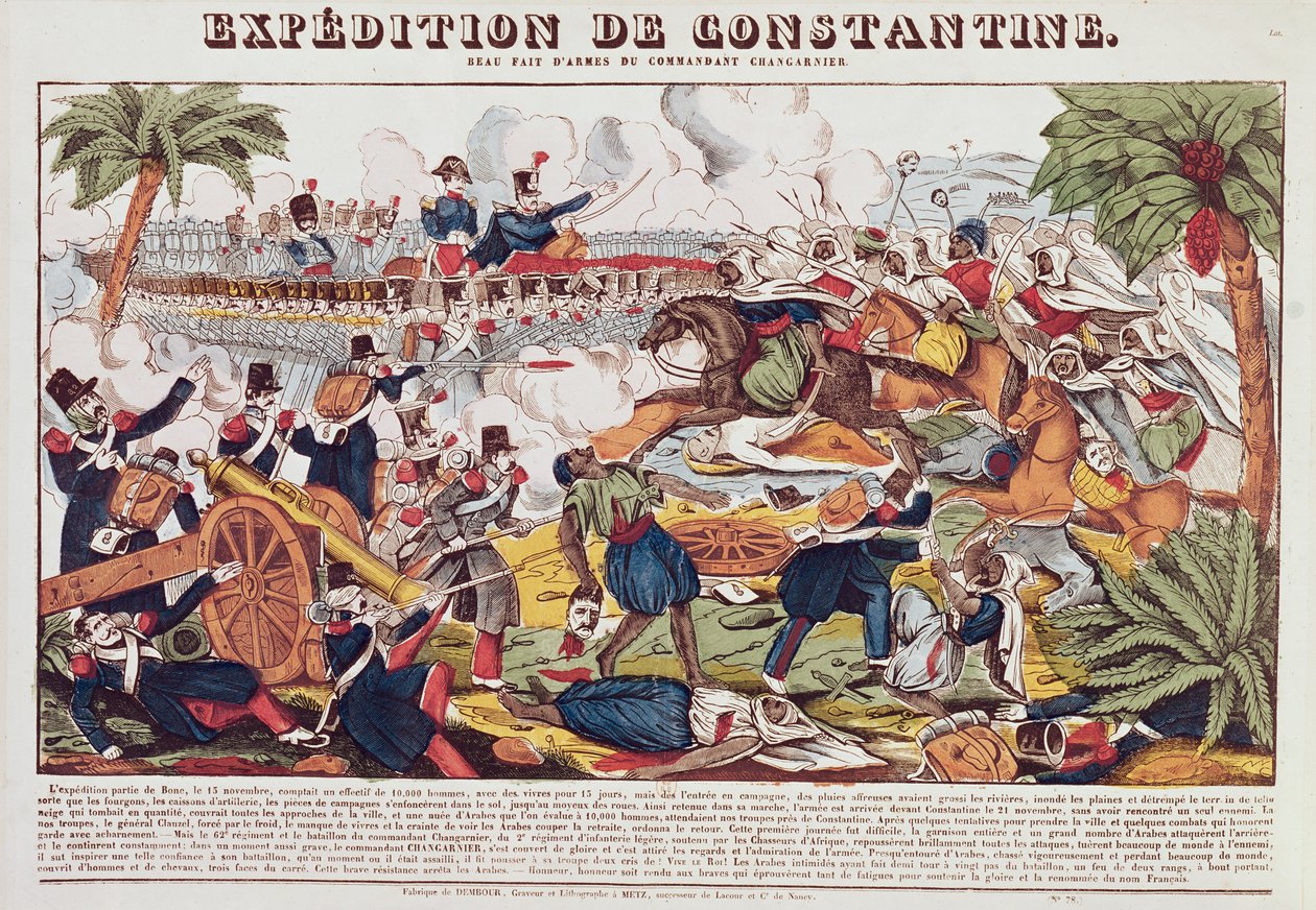Expédition à Constantine sous le commandement du général Nicolas Changarnier (1793-1877) novembre 1836 - French School