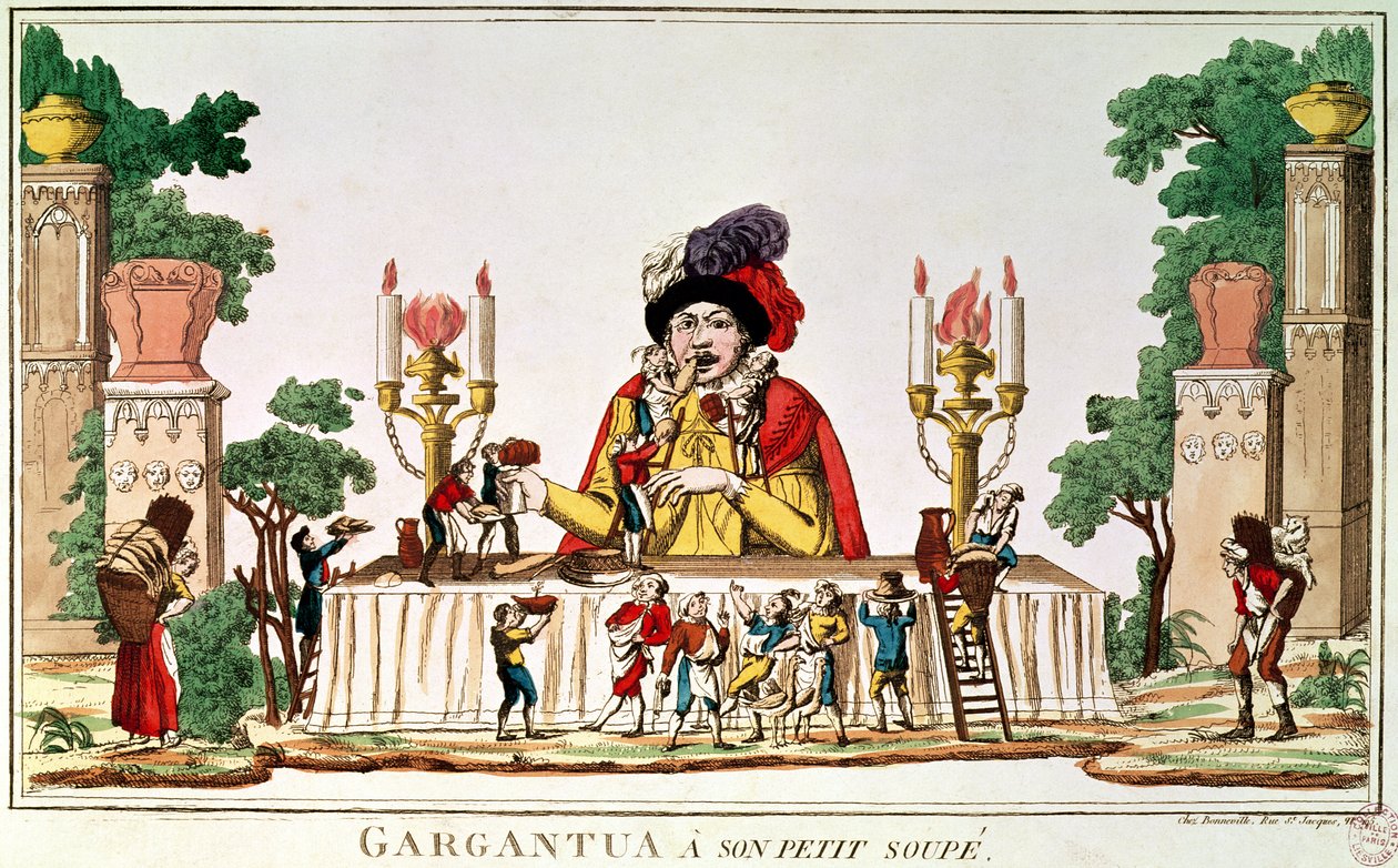 Gargantua à son petit souper, c.1800 - French School