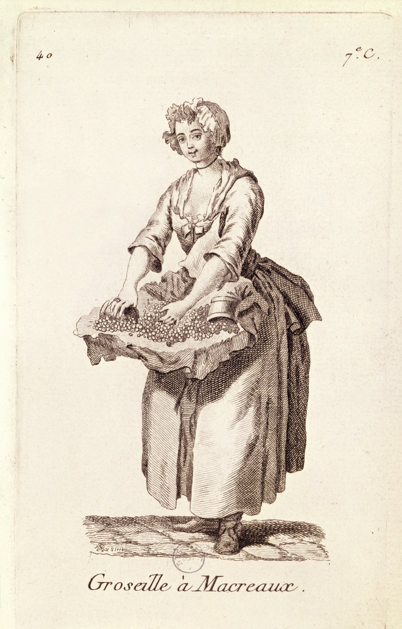 Vendeuse de groseilles, de 
