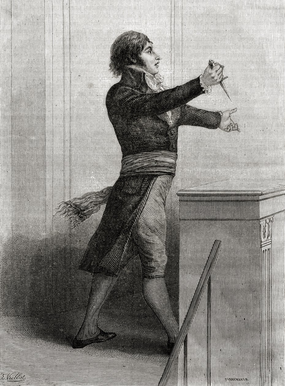 Jean Lambert Tallien (1767-1820) incitant à la révolution - French School