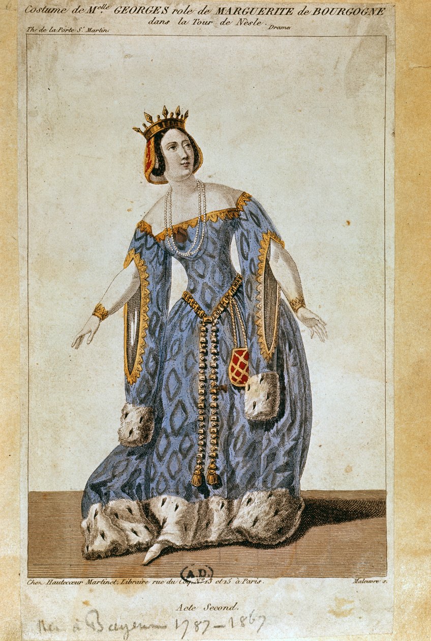 Mademoiselle George en Marguerite dans l