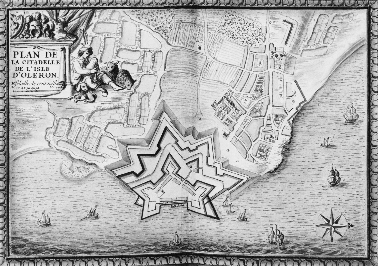 Ms 4418 T II carte 16, Plan de la Citadelle de l