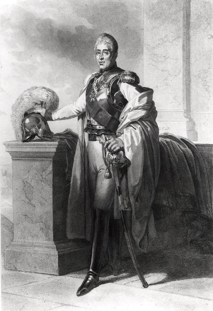 Portrait de Charles X (1757-1836) Roi de France et de Navarre (1824-1830) - French School