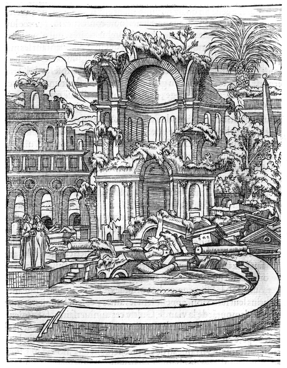 Ruines romaines, de 