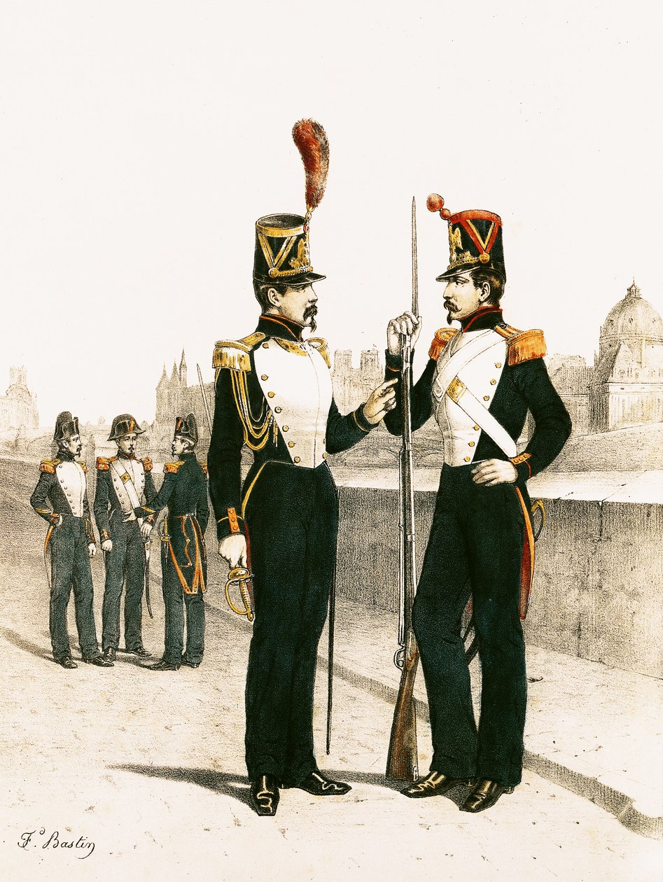 La Garde Municipale Parisienne, formée le 29 juillet 1830 - French School