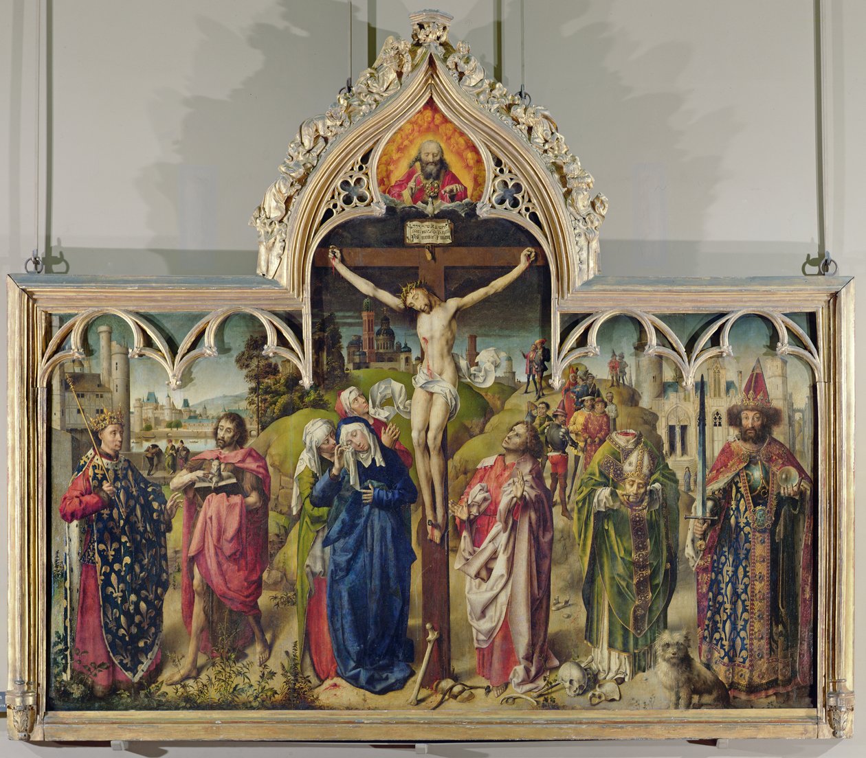 Le Parlement de Paris, retable, 1453-55 - French School