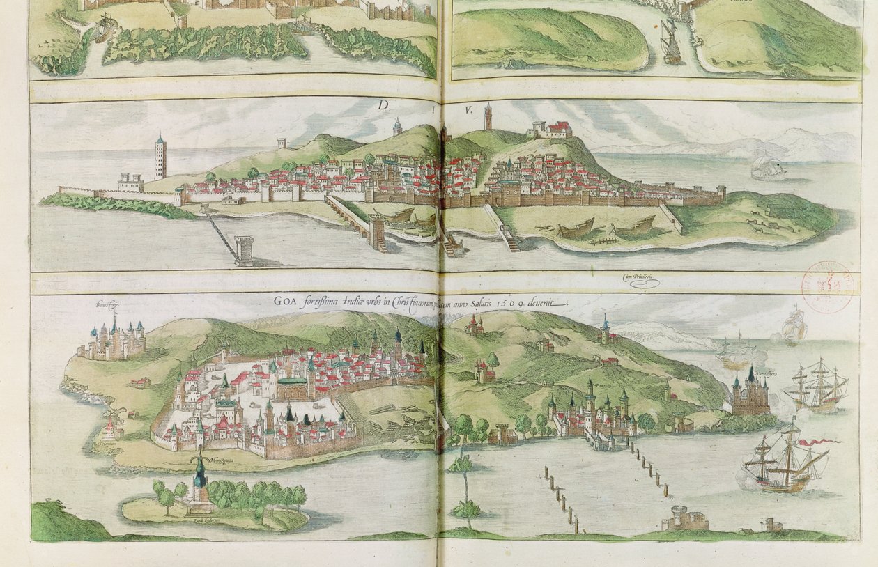 La ville de Goa, Inde - French School