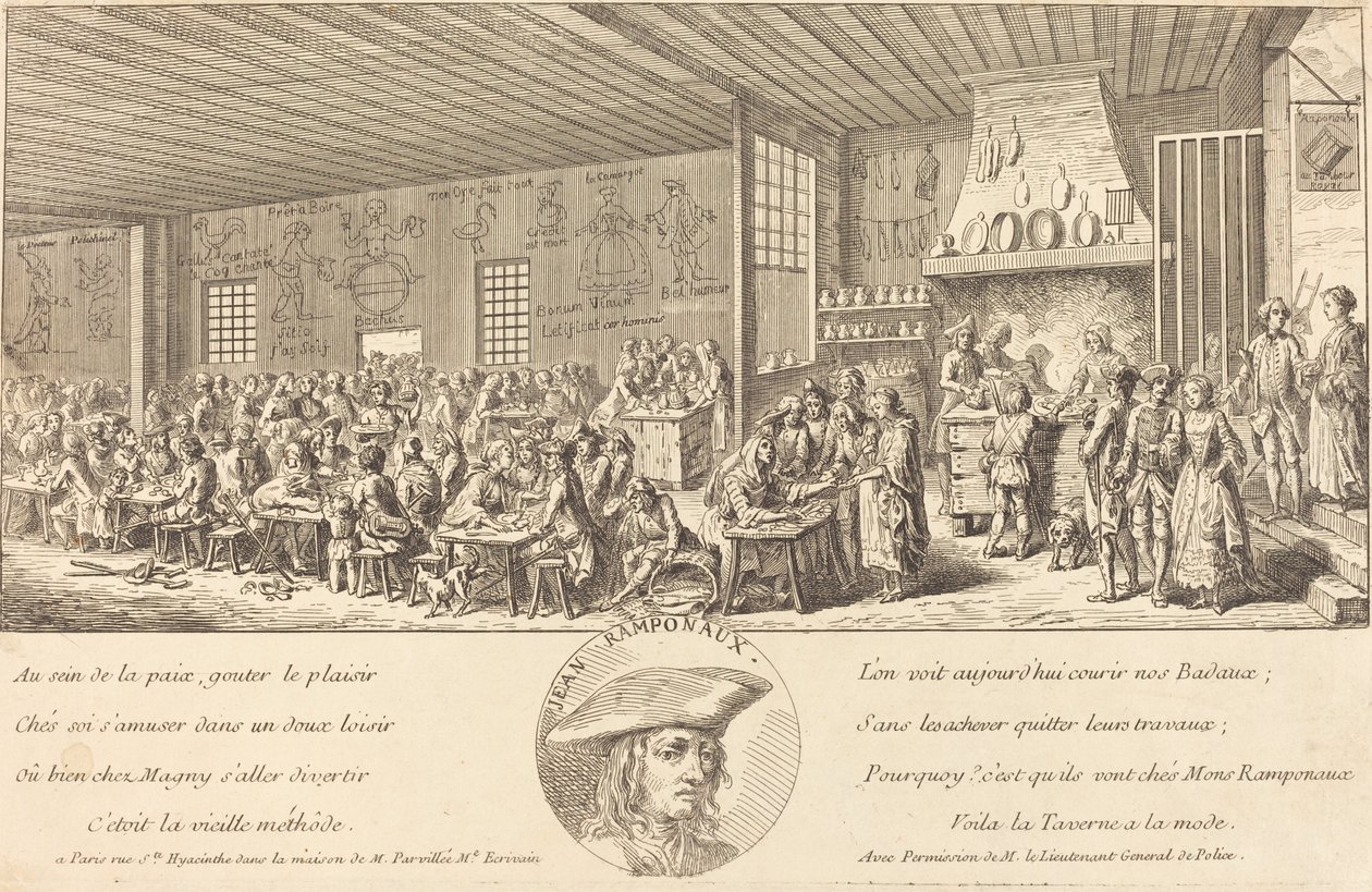 Cabaret de Ramponaux - French 18th Century