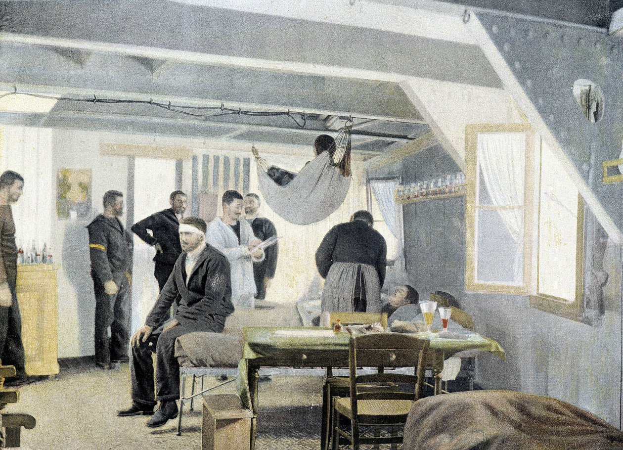 Marine française, fin XIXe siècle : Inspection à l