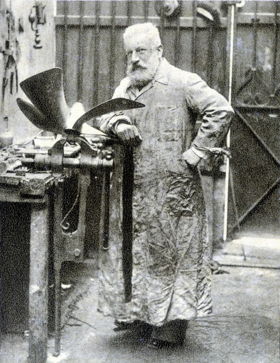Portrait de Fernand Forest (1851 - 1914), inventeur français (moteur, pièces auto...) - photographie - French Photographer