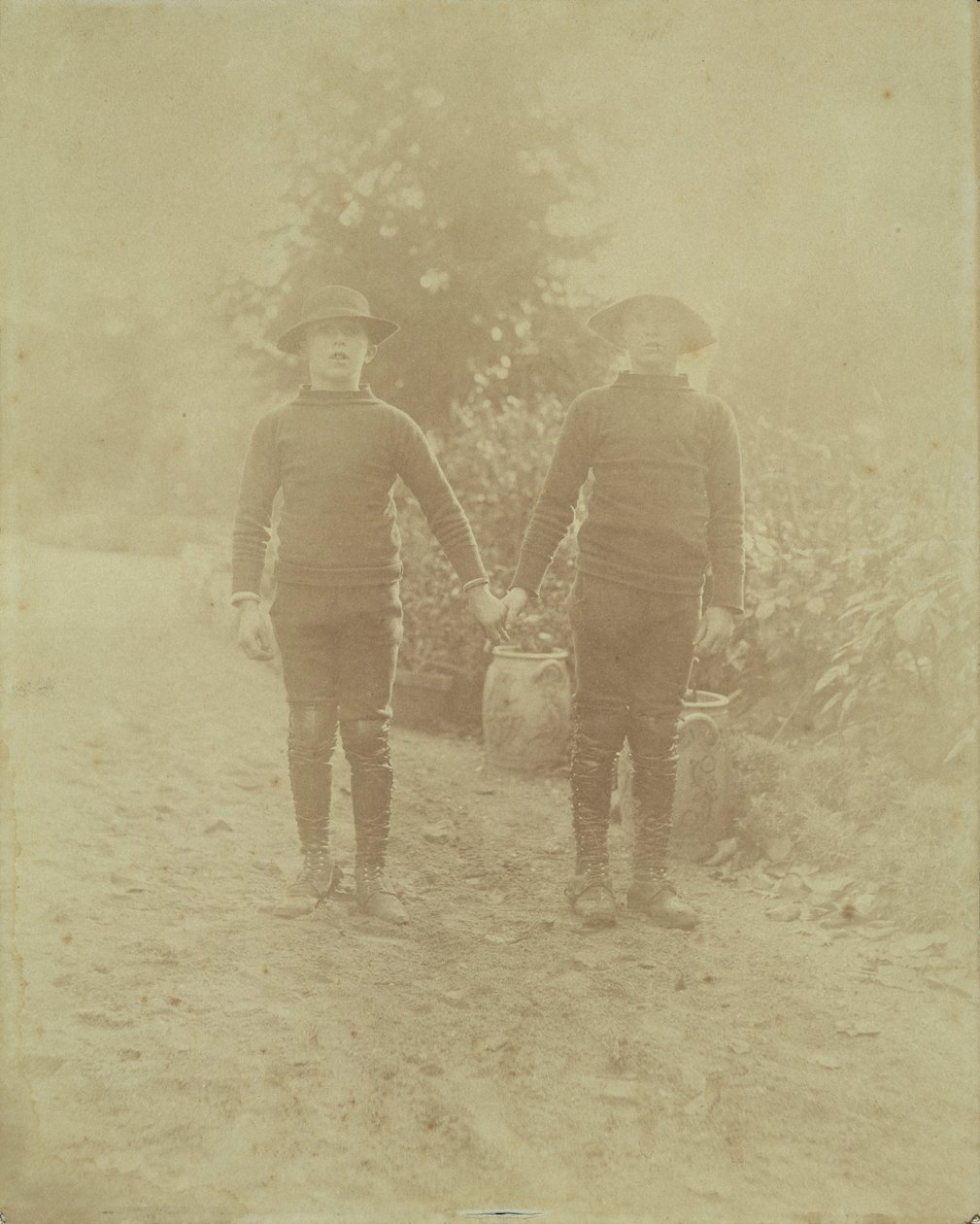 Portrait de Michel Monet et Jean-Pierre Hoschedé - French Photographer