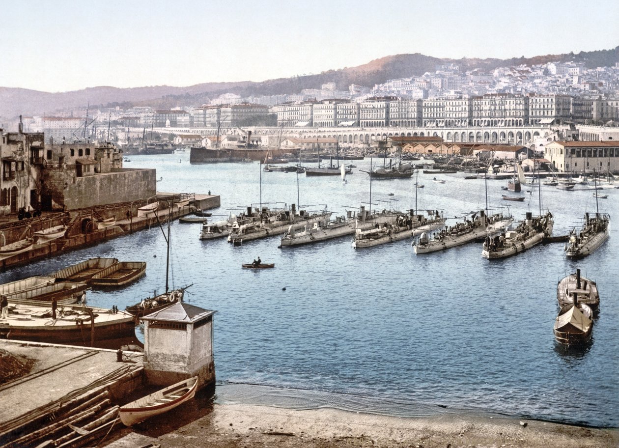 Vue du port d