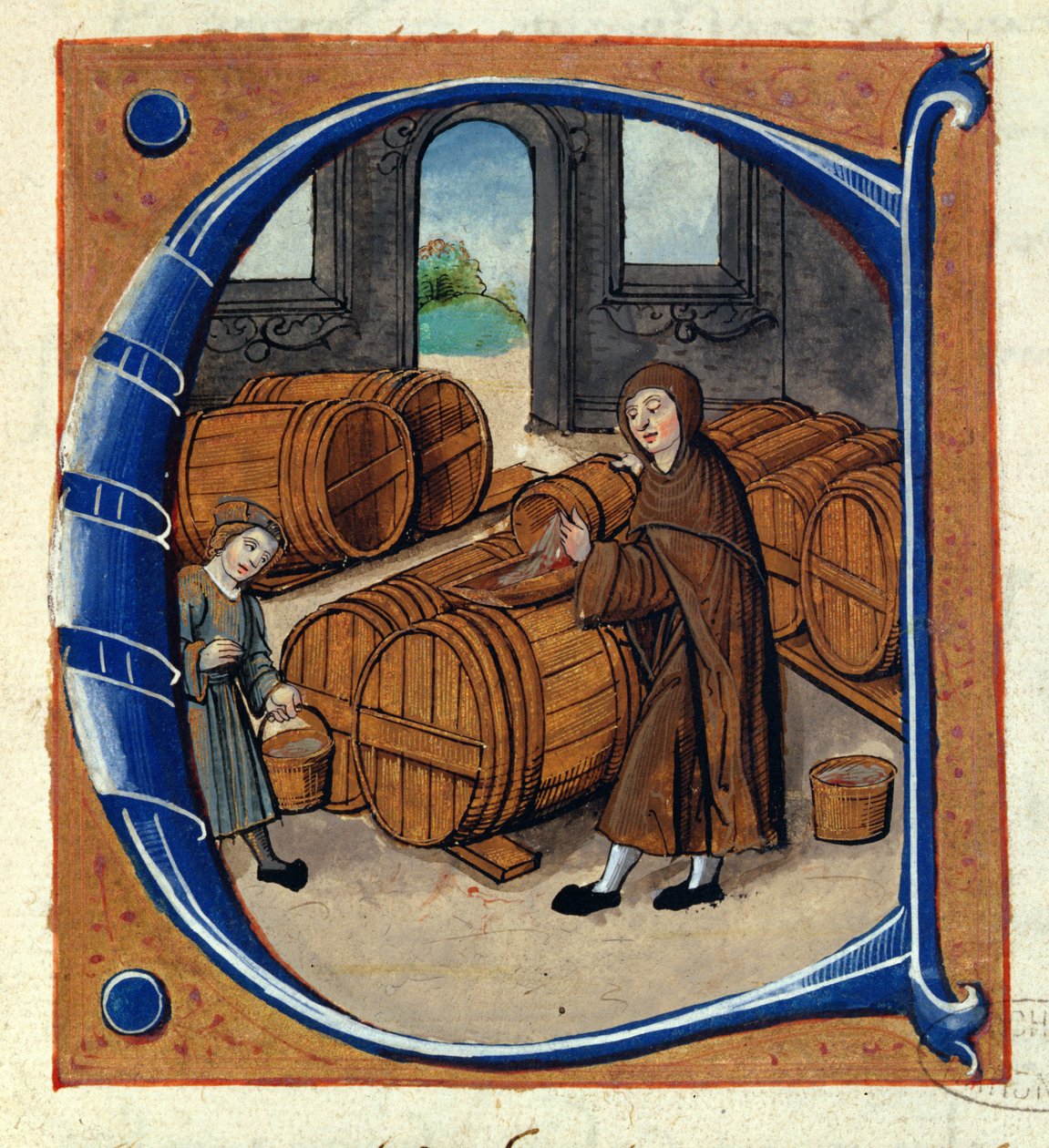 Production de vin au Moyen Âge, du 