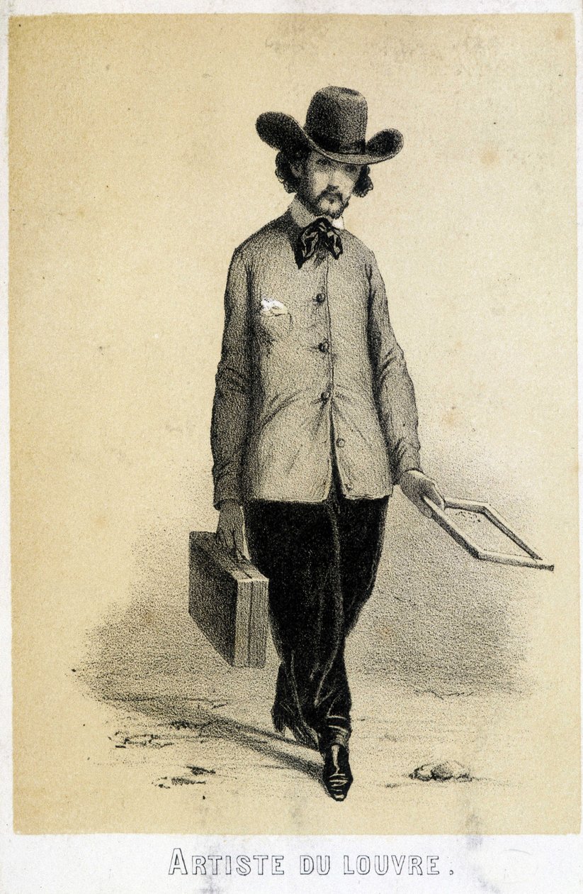 Un artiste du Louvre - French School