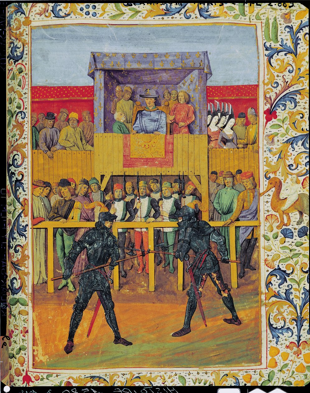 Un Tournoi de Combat Corps à Corps, de Le Jouvencel par Jean de Bueil - French School
