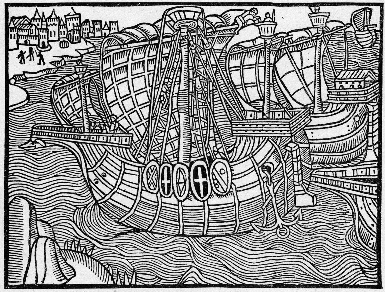 Une flotte au XVe siècle, d