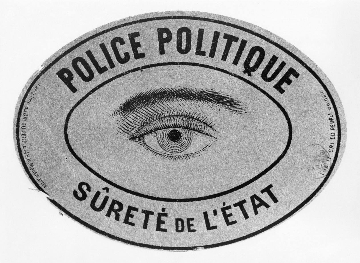 Annonce probablement publiée dans le journal Le Cri du Peuple confisqué par la police, 1886 - French School