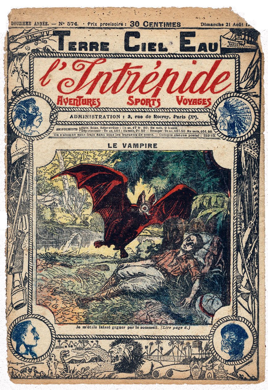 André Rochet mordu par une chauve-souris vampire au Pérou - French School