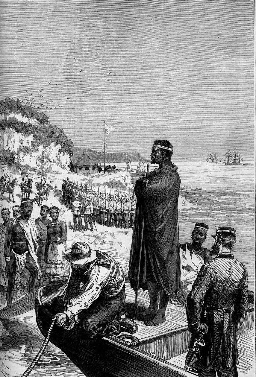 Guerre anglo-zouloue en Afrique du Sud - French School