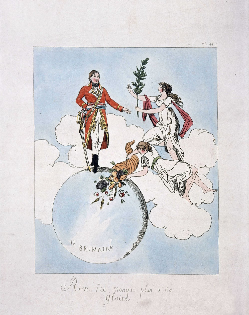 Apothéose de Napoléon-Bonaparte lors du coup d