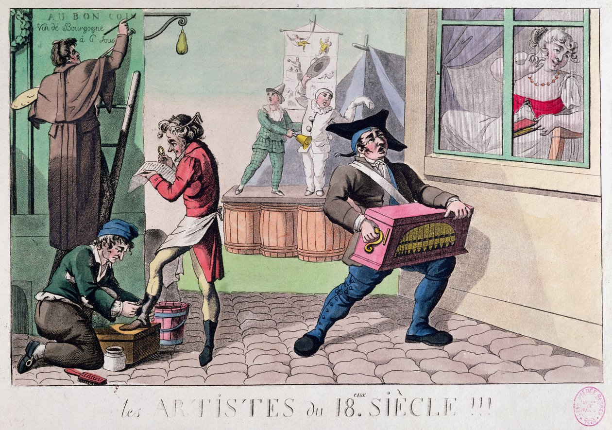 Artistes du XVIIIe siècle - French School